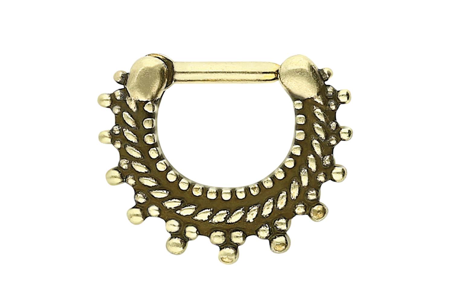 Chirurgenstahl Clicker ORIENTALISCHES DESIGN ++SALE++ von Piercingline